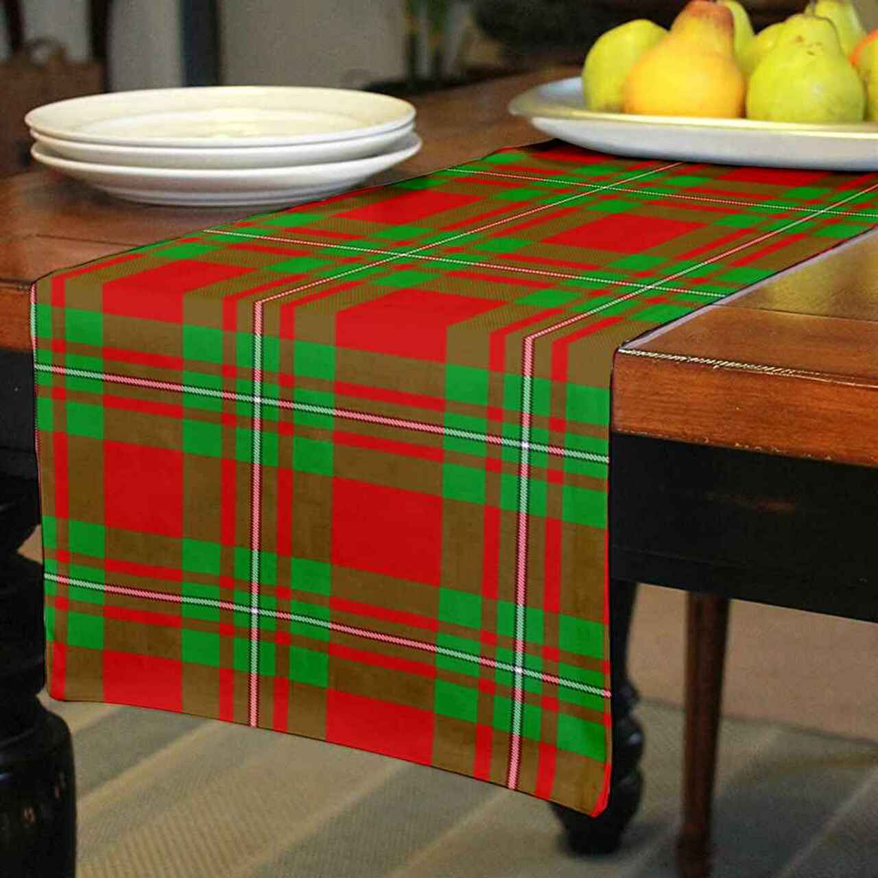 MacGregor Modern Tartan Table Runner - Cotton table runner
