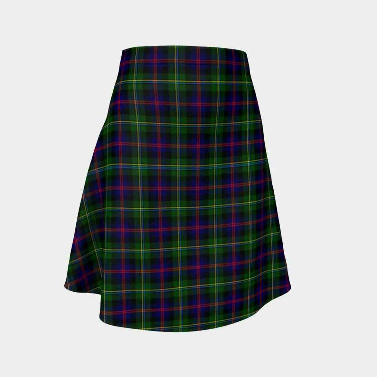 Malcolm Modern Tartan Flared Skirt