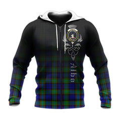 Sempill Modern Tartan Hoodie - Alba Celtic Style