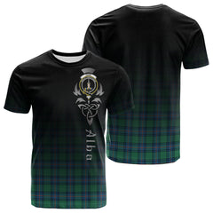 Shaw Ancient Tartan Crest T-shirt - Alba Celtic Style