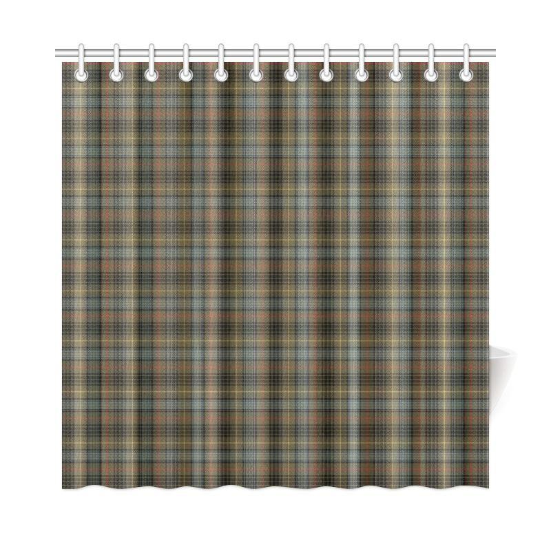 Stewart Hunting Weathered Tartan Shower Curtain