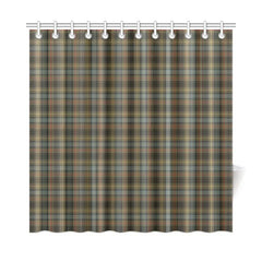 Stewart Hunting Weathered Tartan Shower Curtain